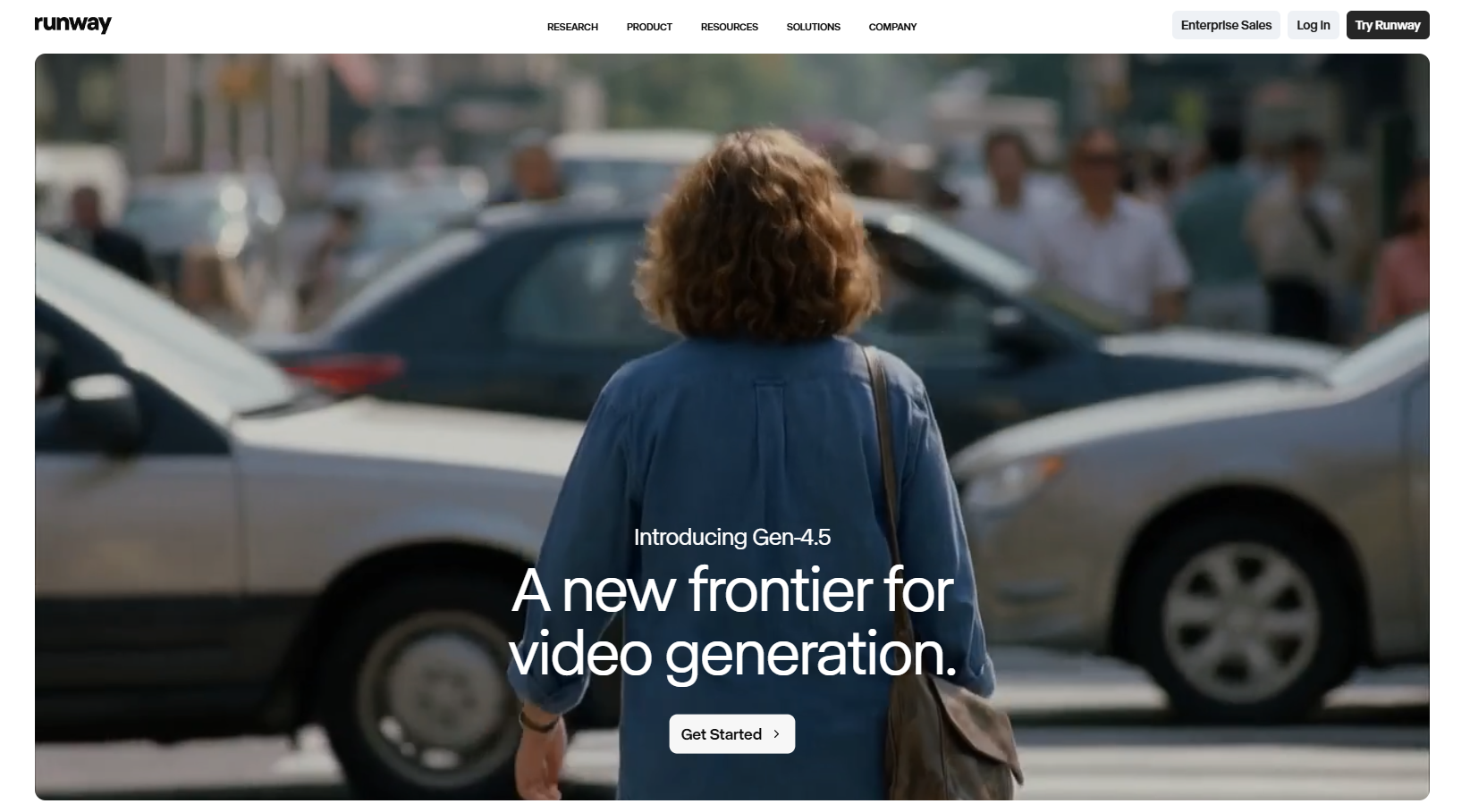 Runway homepage
